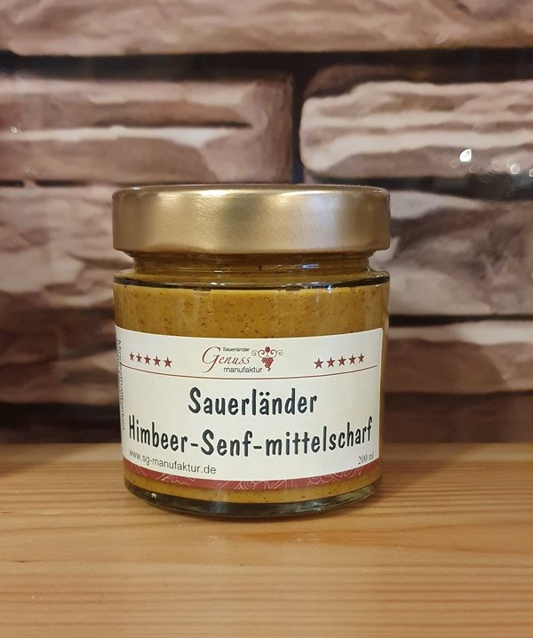 Sauerländer Himbeersenf (mild)